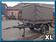 Einachsanhänger 87 Metallleger