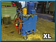 Starkes Hydraulikaggregat auf Rollen